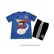 Camiseta Japon Dragon Ball Nino 2025 Azul
