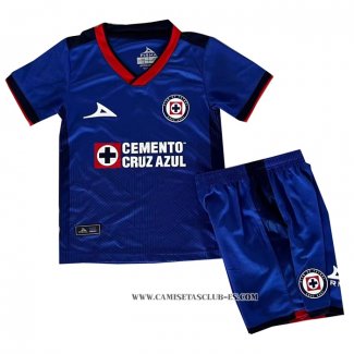 Camiseta Primera Cruz Azul Nino 23-24