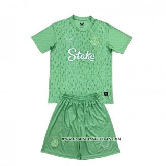 Camiseta Primera Everton Portero Nino 25-26