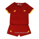 Camiseta Primera Roma Nino 21-22