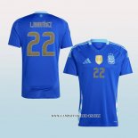 Camiseta Segunda Argentina Jugador L.Martinez 2024