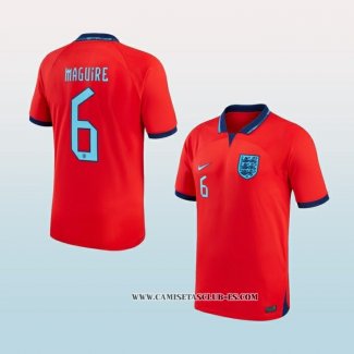 Camiseta Segunda Inglaterra Jugador Maguire 2022