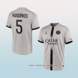 Camiseta Segunda Paris Saint-Germain Jugador Marquinhos 22-23