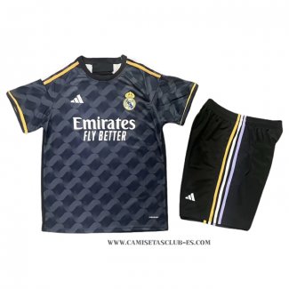 Camiseta Segunda Real Madrid Nino 23-24