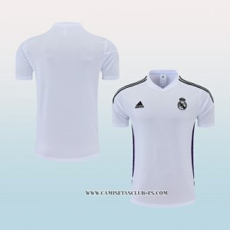 Camiseta de Entrenamiento Real Madrid 22-23 Blanco y Purpura