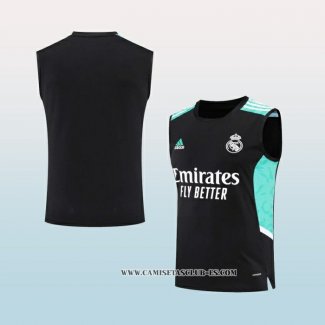 Camiseta de Entrenamiento Real Madrid 22-23 Sin Mangas Negro