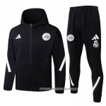 Chandal con Capucha del Ajax 25-26 Negro