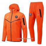 Chandal con Capucha del Paris Saint-Germain 22-23 Naranja