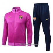 Chandal de Chaqueta del Barcelona Nino 25-26 Purpura