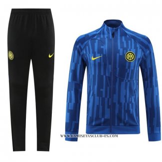 Chandal de Chaqueta del Inter Milan 23-24 Azul