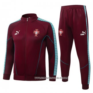 Chandal de Chaqueta del Portugal 26-27 Rojo