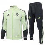 Chandal de Chaqueta del Real Madrid 25-26 Verde Negro