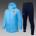 Chandal de Invierno del Olympique Marsella 25-26 Azul Naranja  Chandal de Invierno del Olympique Marsella 25-26 Azul Naranja