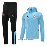 Chandal de Rompevientos del Manchester City 21-22 Azul