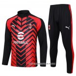 Chandal de Sudadera del AC Milan 23-24 Rojo