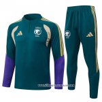 Chandal de Sudadera del Arabia Saudita 25-26 Verde