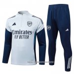 Chandal de Sudadera del Arsenal Nino 25-26 Gris