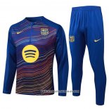 Chandal de Sudadera del Barcelona Nino 25-26 Amarillo Azul