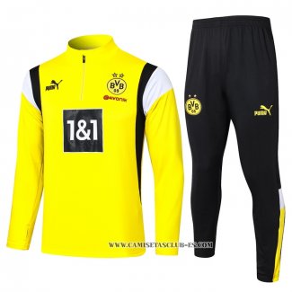 Chandal de Sudadera del Borussia Dortmund 23-24 Amarillo