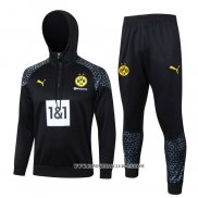 Chandal de Sudadera del Borussia Dortmund 23-24 Negro