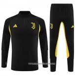 Chandal de Sudadera del Juventus Nino 23-24 Negro