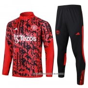 Chandal de Sudadera del Manchester United 23-24 Rojo