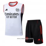 Chandal del AC Milan 25-26 Sin Mangas Blanco