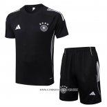 Chandal del Alemania 25-26 Manga Corta Negro - Pantalon Corto
