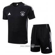 Chandal del Alemania 25-26 Manga Corta Negro - Pantalon Corto