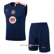 Chandal del Barcelona 25-26 Sin Mangas Azul Rosa