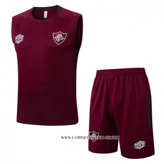 Chandal del Fluminense 25-26 Sin Mangas Rojo