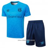 Chandal del Gremio 24-25 Manga Corta Azul - Pantalon Corto