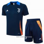 Chandal del Juventus 24-25 Manga Corta Azul - Pantalon Corto