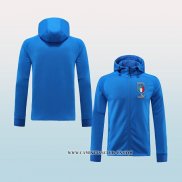 Chaqueta con Capucha del Italia 22-23 Azul