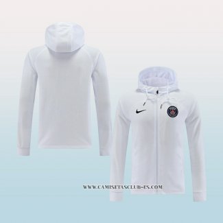 Chaqueta con Capucha del Paris Saint-Germain 22-23 Blanco