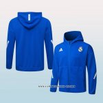 Chaqueta con Capucha del Real Madrid 25-26 Azul
