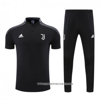 Conjunto Polo del Juventus 22-23 Negro