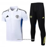 Conjunto Polo del Manchester United 25-26 Blanco