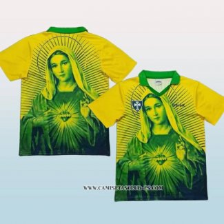 Tailandia Camiseta Brasil Special 25-26 Amarillo Malia
