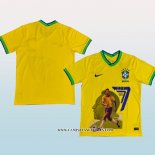 Tailandia Camiseta Brasil Special Pele 2022 Amarillo
