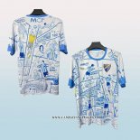 Tailandia Camiseta Malaga Special 25-26 Azul Blanco