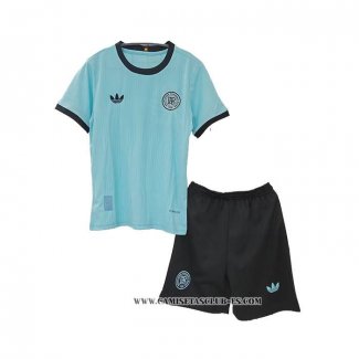 Camiseta Alemania 125 Aniversario Nino 2025 Azul