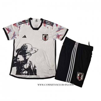 Camiseta Japon Anime Nino 2025 Blanco One Piece Luffy