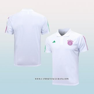 Camiseta Polo del Bayern Munich 23-24 Blanco