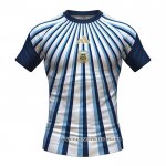 Camiseta Pre Partido del Argentina 2026 Azul Blanco