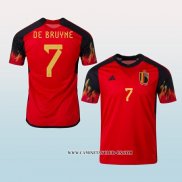 Camiseta Primera Belgica Jugador De Bruyne 2022