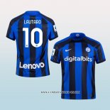 Camiseta Primera Inter Milan Jugador Lautaro 22-23