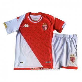 Camiseta Primera Monaco Nino 23-24