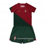 Camiseta Primera Portugal Nino 2022