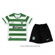 Camiseta Primera Sporting Nino 25-26